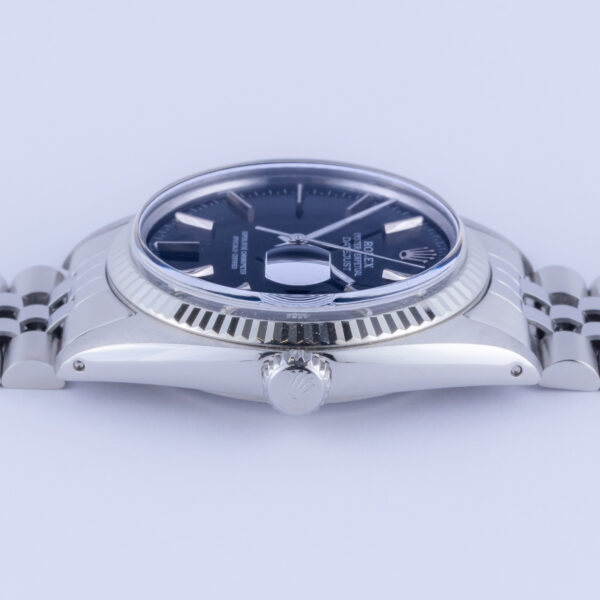 Rolex Oyster Perpetual Datejust Black 16014 1983 Full Set - Afbeelding 5